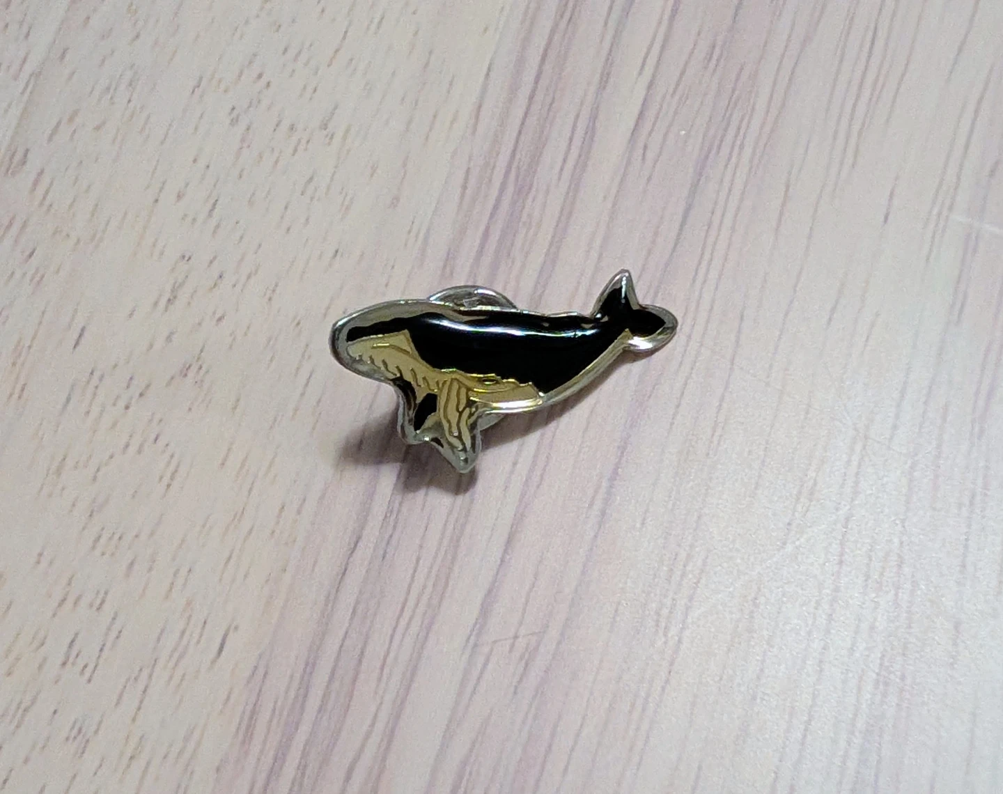 Brand New Whale Enamel Pin