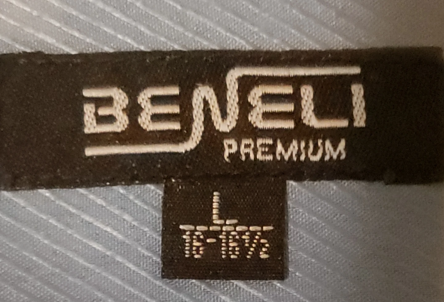 BENELI PREMIUM Men's Dress Shirt and Tie Set - Blue - Size L - photo 2
