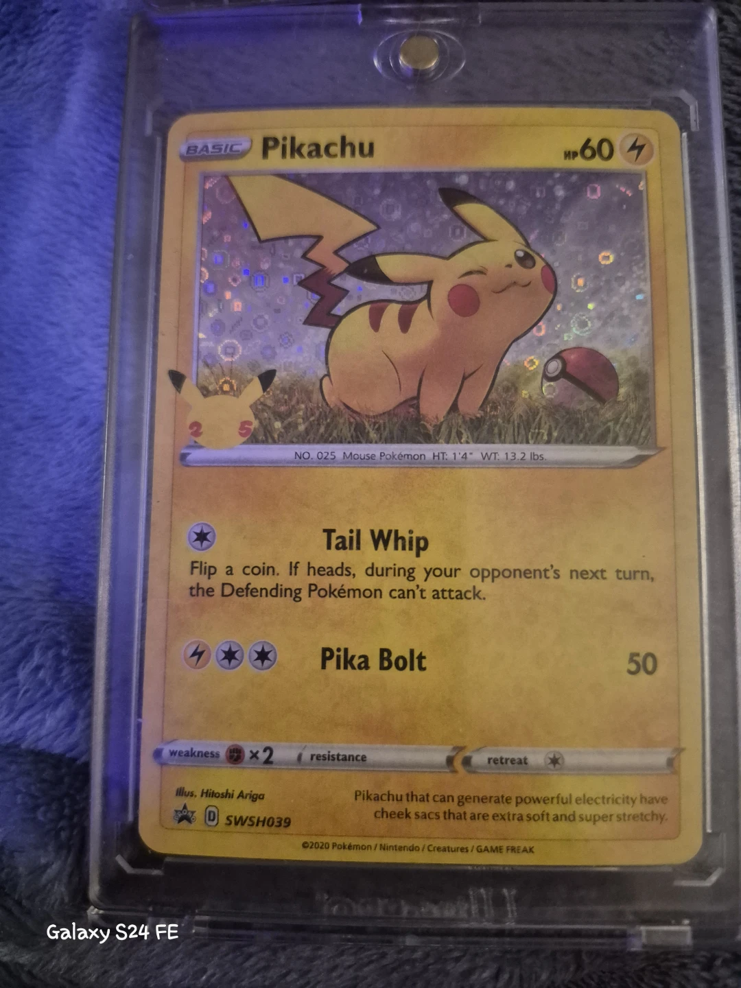 Pokemon Pikachu Card
