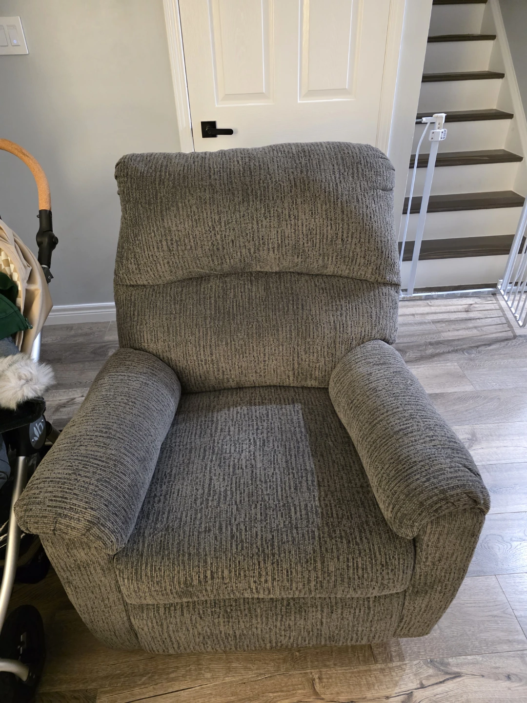 Grey Power Recliner Chair