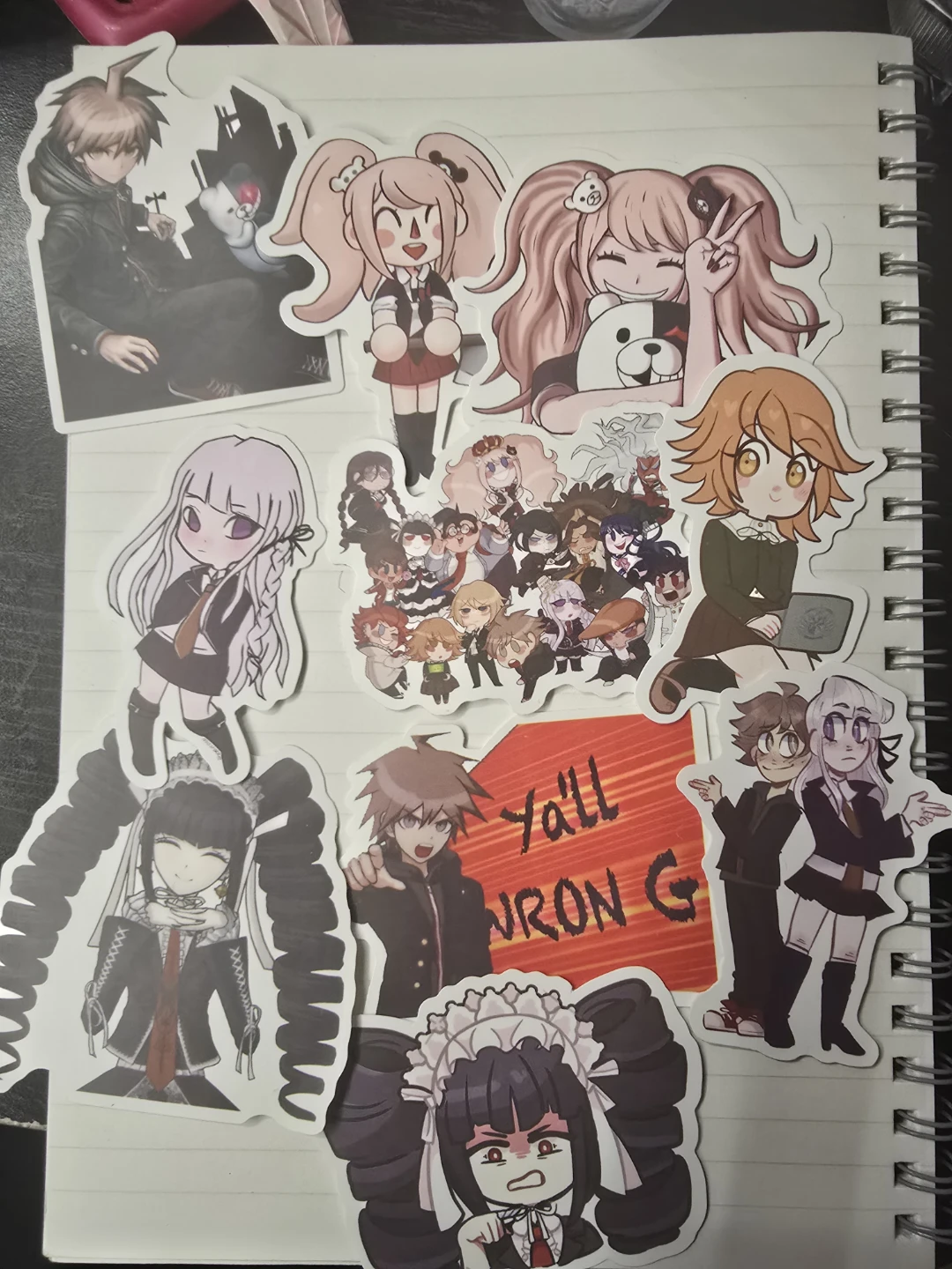 Danganronpa Anime Character Stickers