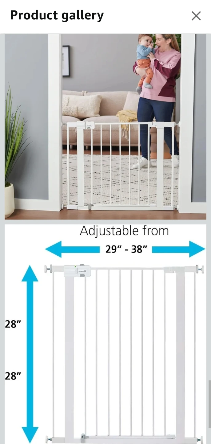 Safety 1st Easy Install Walk Thru Gate - photo 2