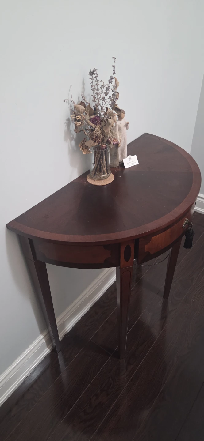 Bombay Half-Moon Console Table - photo 2