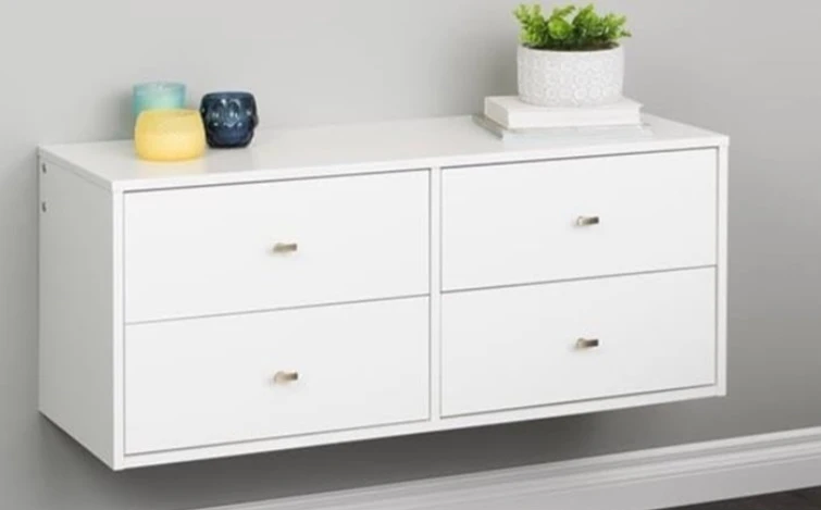 White 4-Drawer Storage Unit