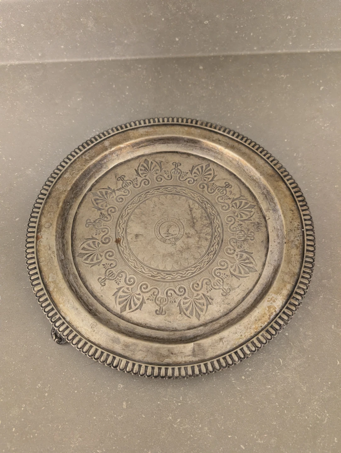 J.G. Joseph & Co. Toronto Silver Plated Tray