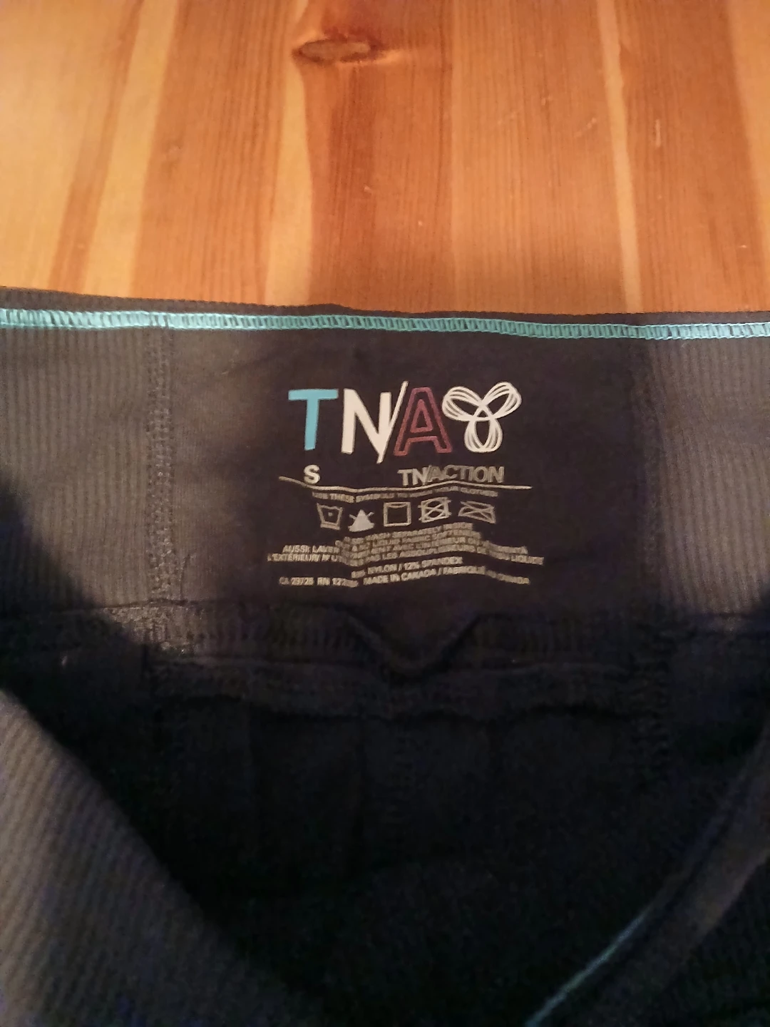 TNA Action Black Bell Bottom Yoga Pants Size S - photo 3
