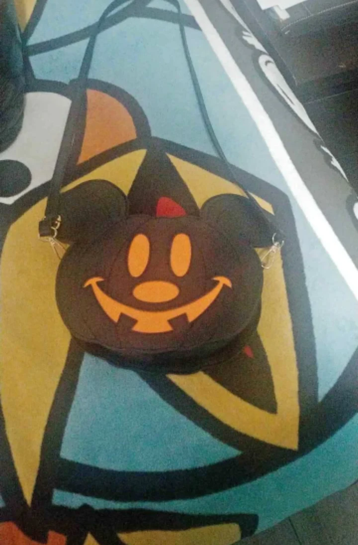 Disney Halloween Mickey Pumpkin Crossbody Bag