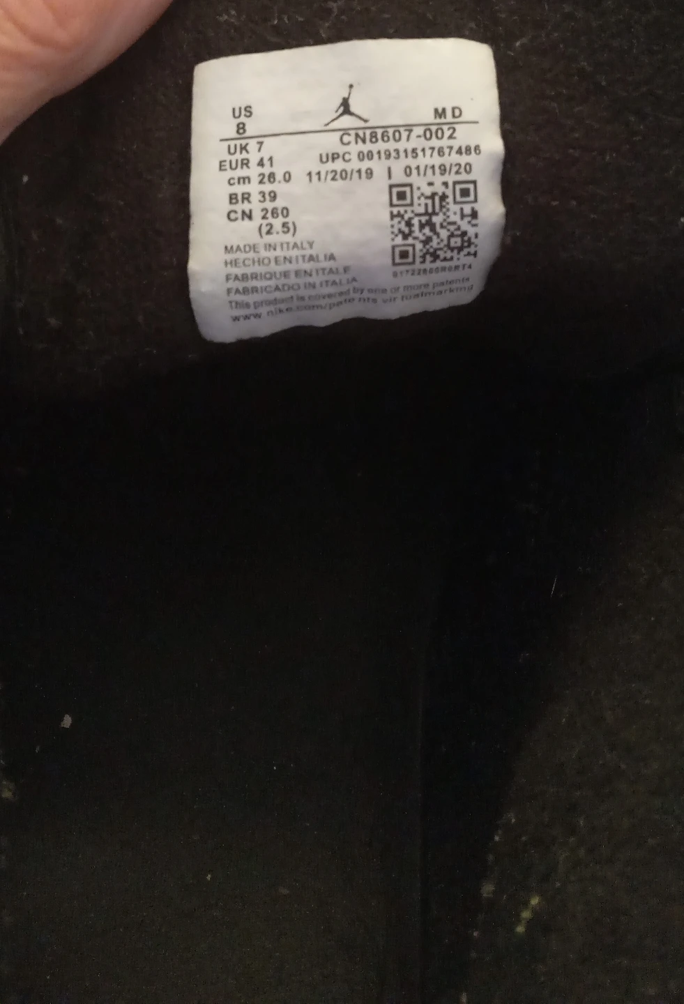 Air Jordan 1 Mid Black Sneakers - photo 2