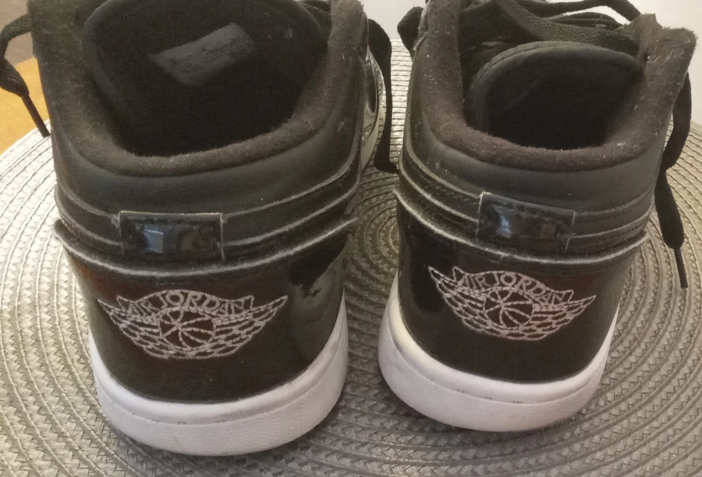 Air Jordan 1 Mid Black Sneakers - photo 4