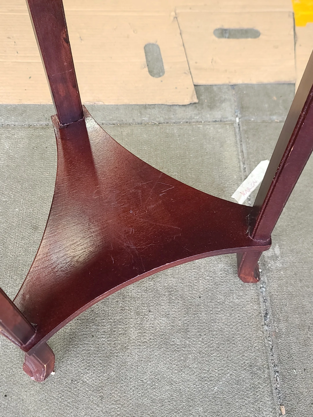Small Wooden Side Table with Drawer - photo 4