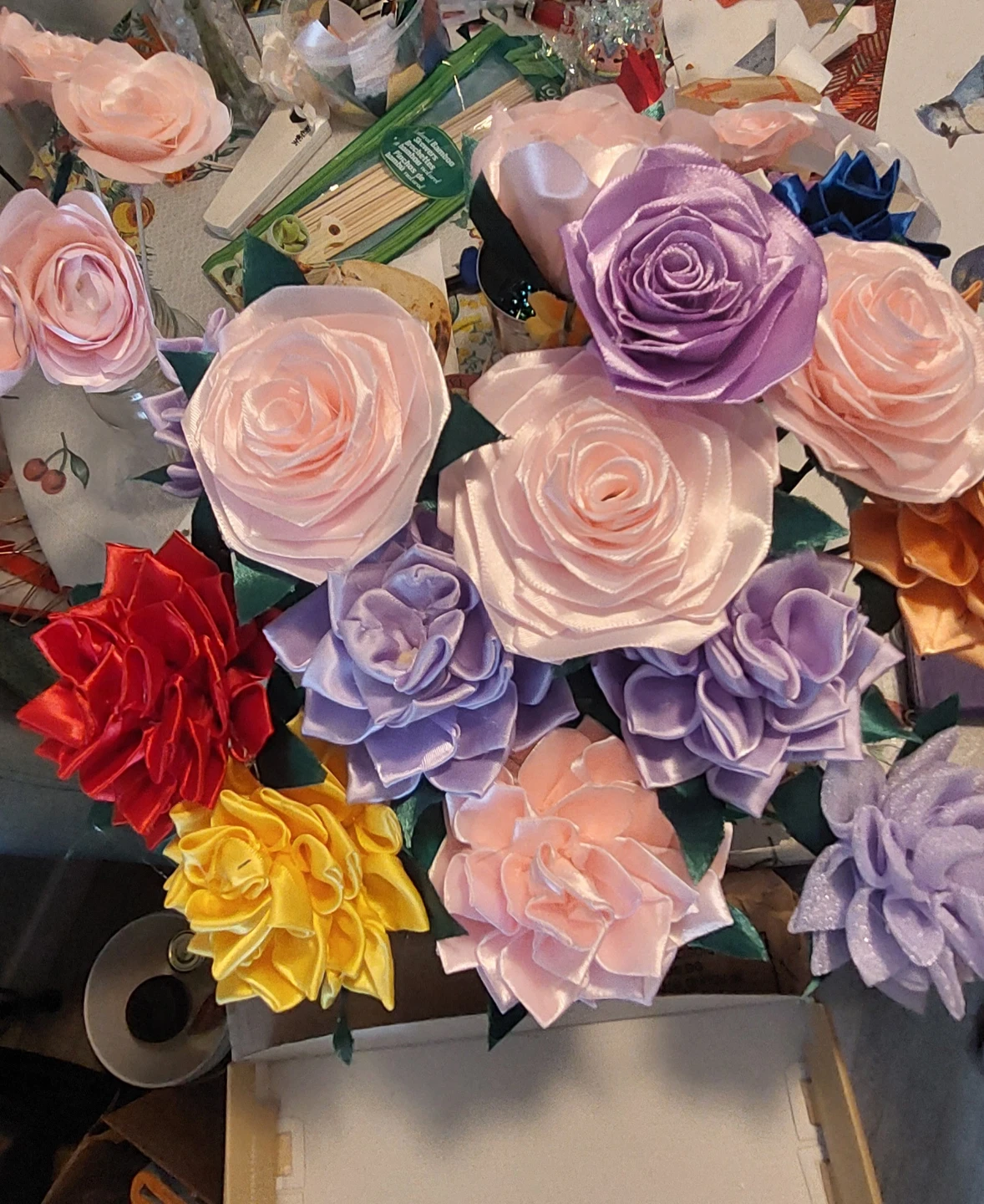 Assorted Artificial Flower Bouquet