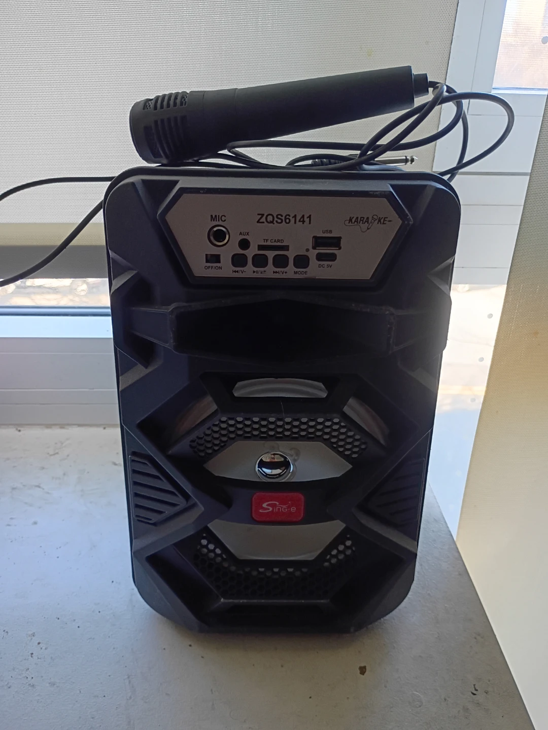 Karaoke Speaker ZQS6141 with Microphone