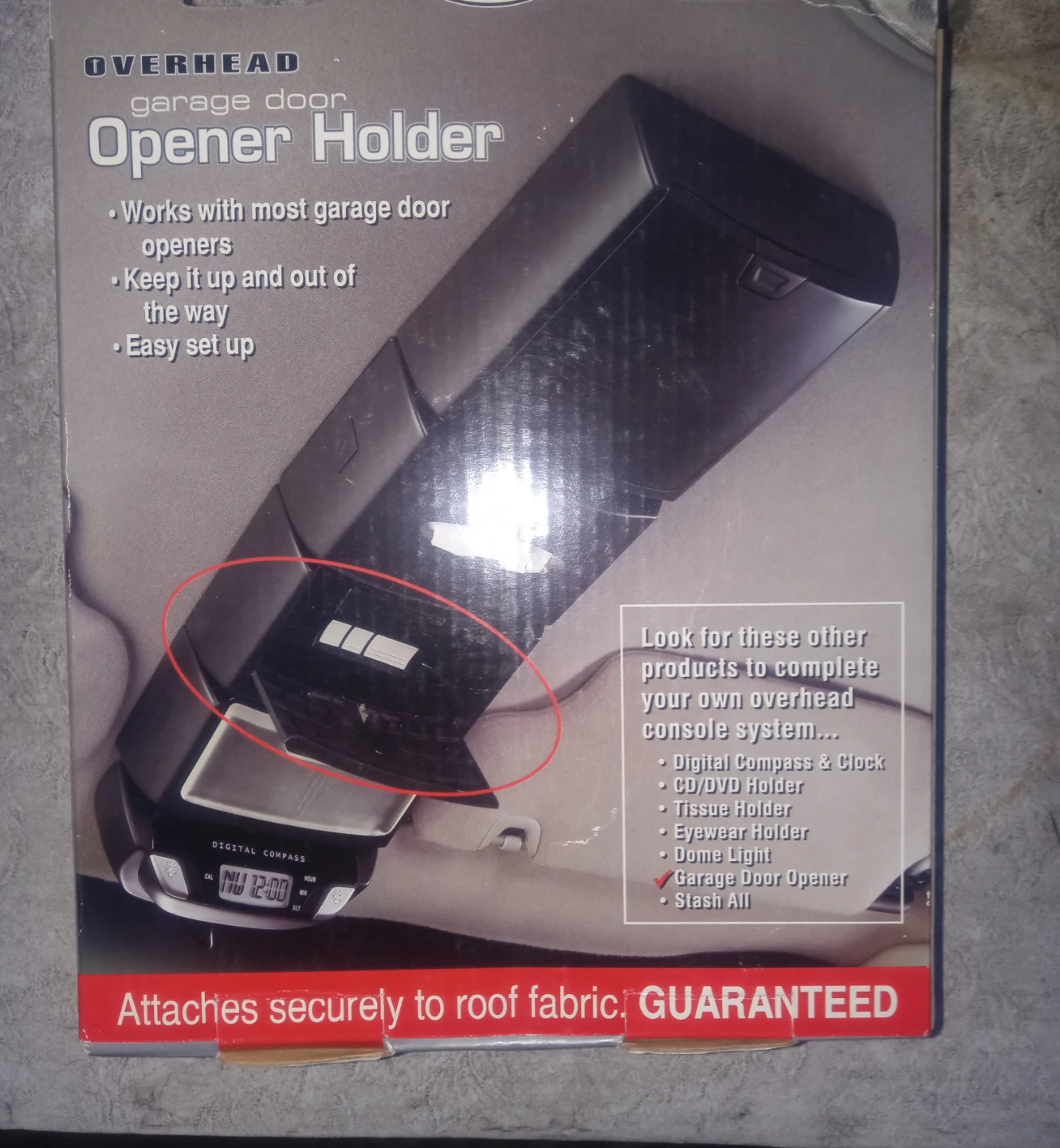 Bell Overhead Garage Door Opener Holder - photo 2