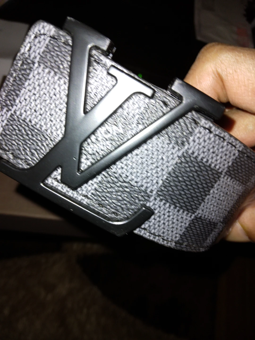 Louis Vuitton Damier Graphite Belt - photo 3