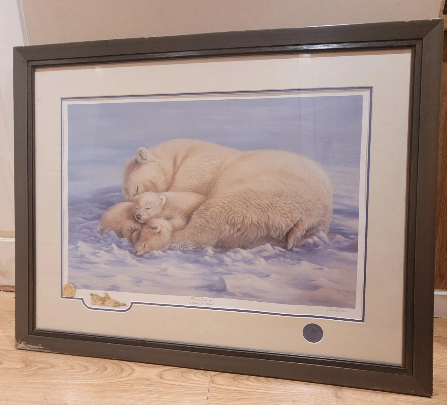 Framed Art Print - "Polar Dreams" by Robert Bateman