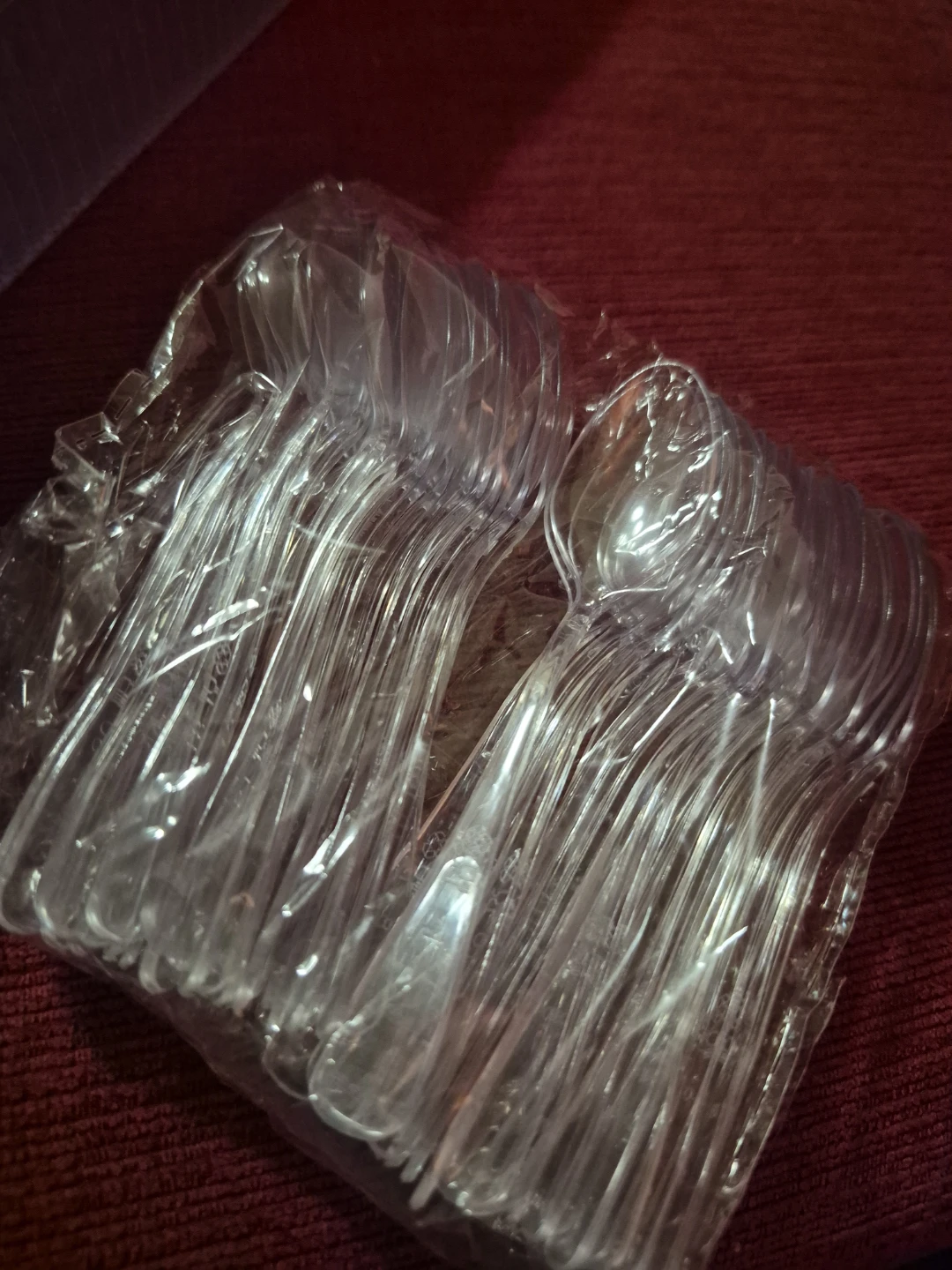 🥕Clear Plastic Spoons (Bulk Pack) - photo 2