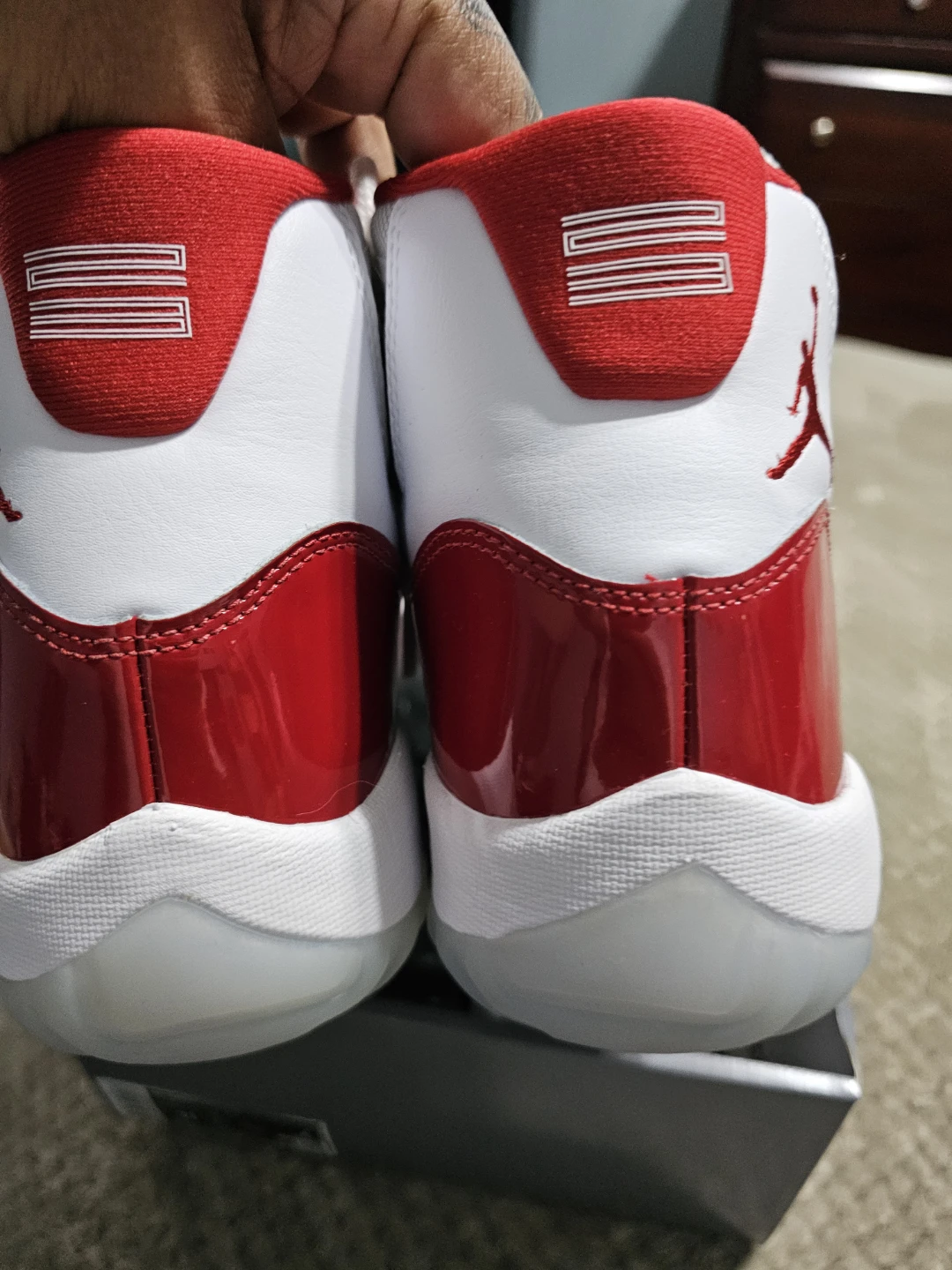 Air Jordan 11 Retro Varsity Red/white Size 11 - photo 3