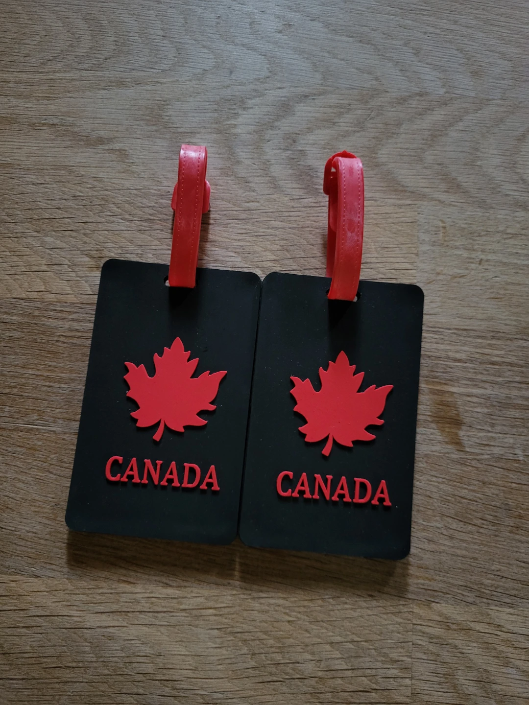 Set of 3 Canada Luggage Tags