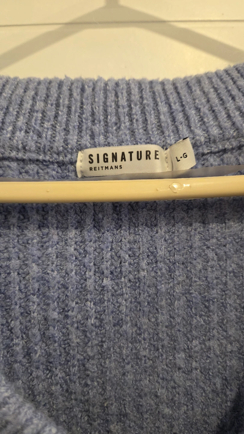 Reitmans Signature V-Neck Sweater - Periwinkle Blue - Large - photo 2