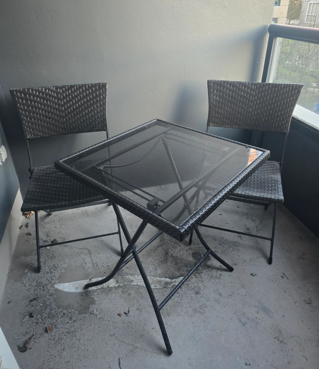 Outdoor Patio Set - Table and 2 Chairs