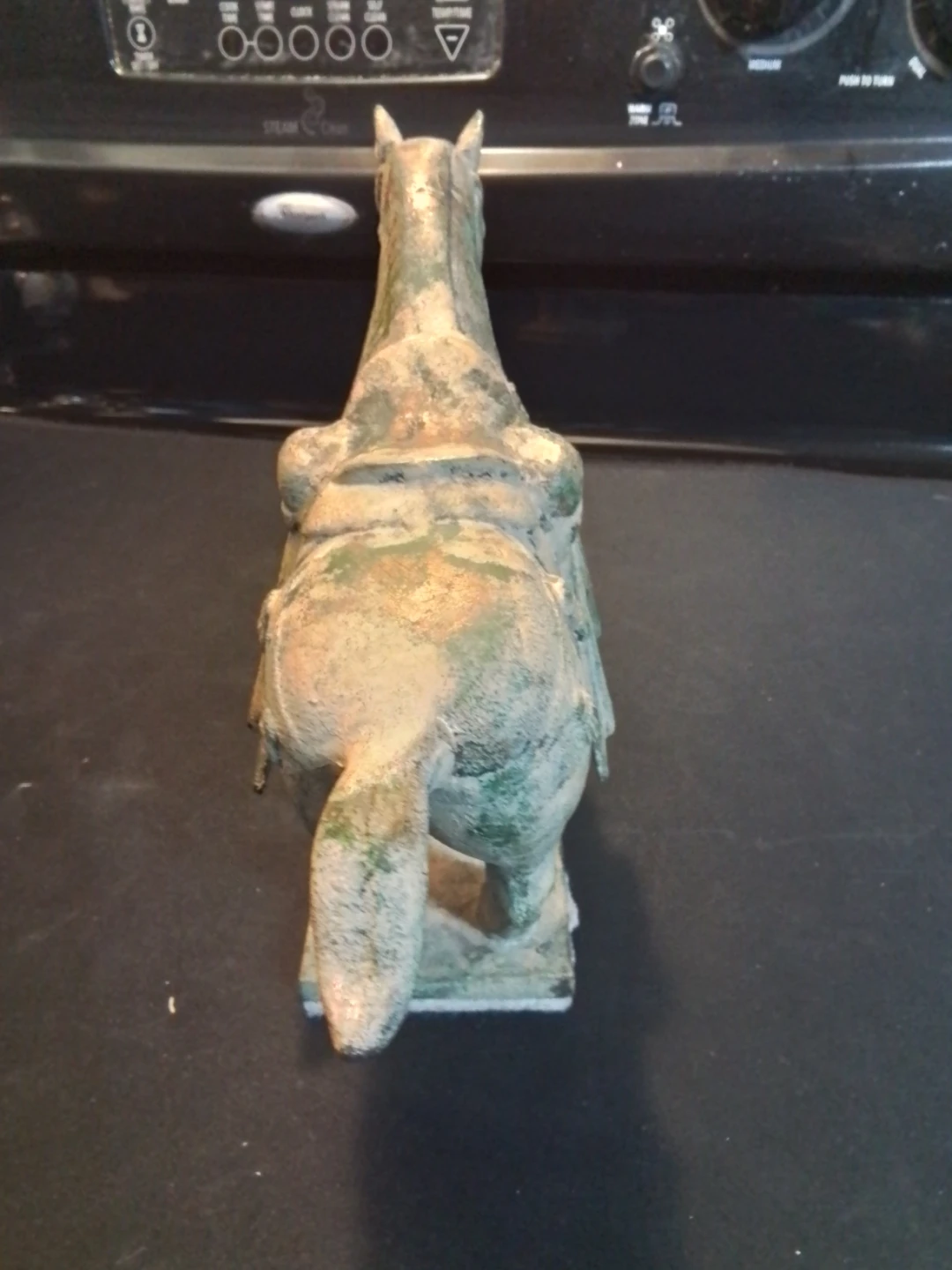 Tang Dynasty Style Horse – Sculptural Statement Piece 10x8x2" - photo 5