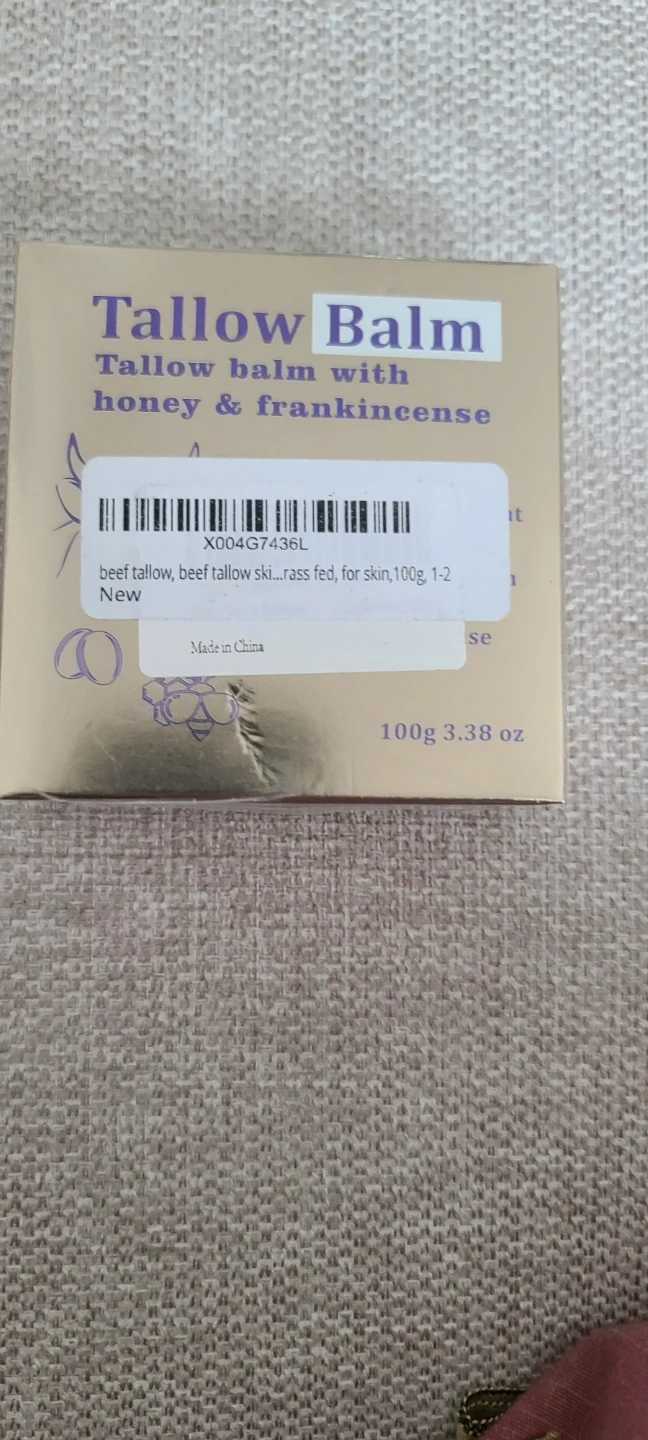 Tallow Balm with Honey & Frankincense 100g