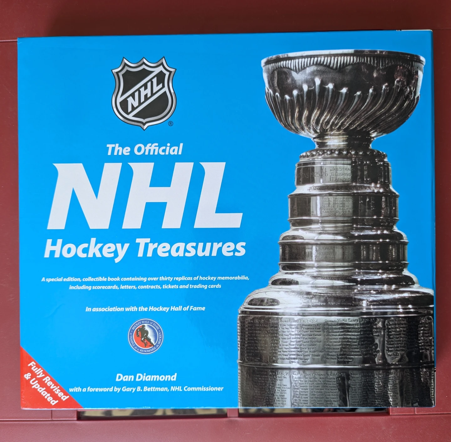 The Official NHL Hockey Treasures Collectible Book