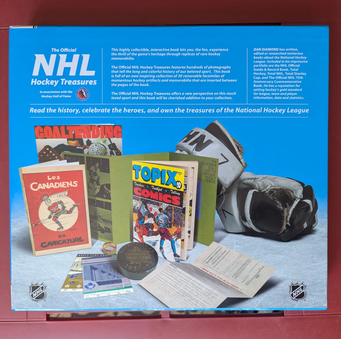 The Official NHL Hockey Treasures Collectible Book - photo 2