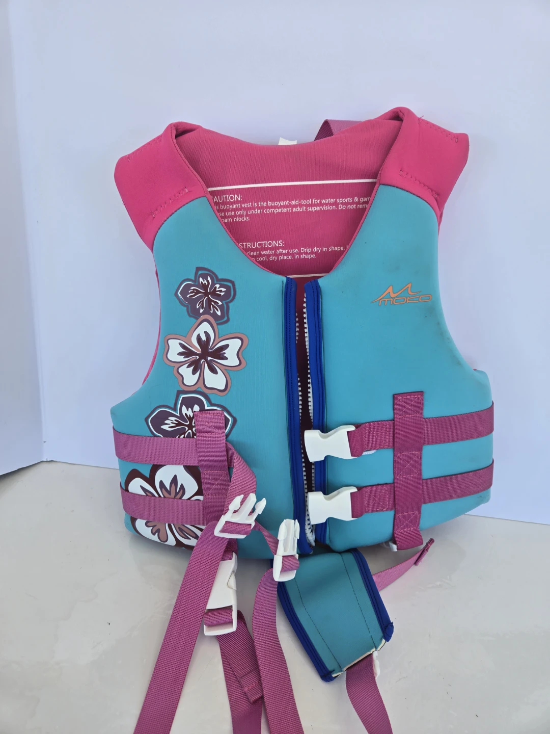 Toddlers size M medium life jacket
