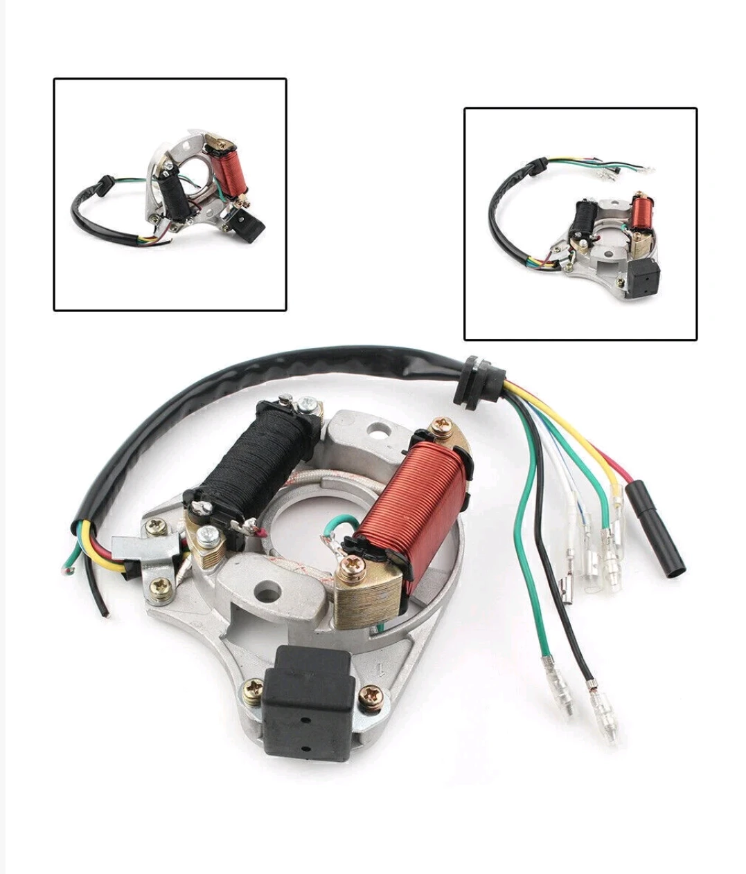 Stator Magneto 2 Coil for 50cc-110cc ATV Quad Dirt Bike Scooter
