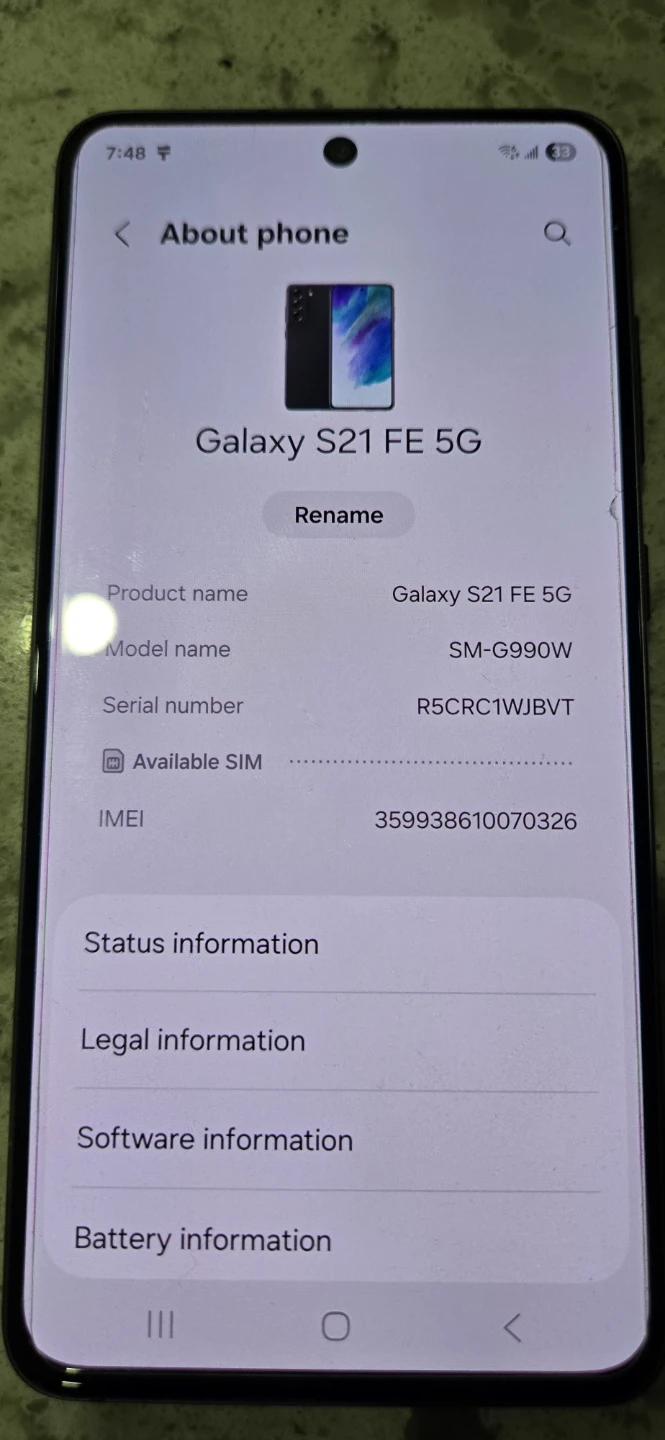 Samsung Galaxy S21 FE 5G SM-G990W - photo 2