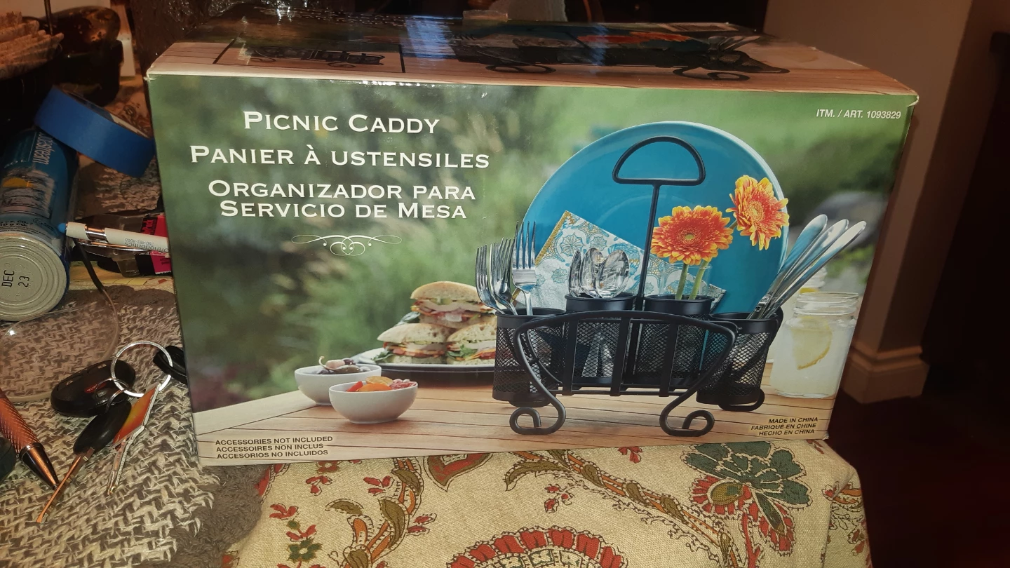 Picnic Caddy Utensil Organizer