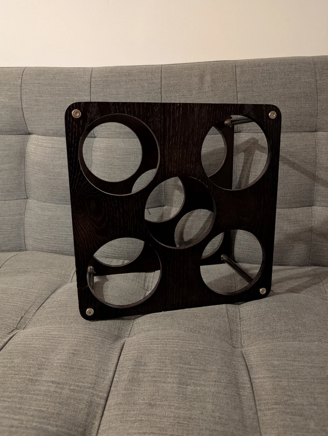Wooden Wine Rack for 5 Bottles