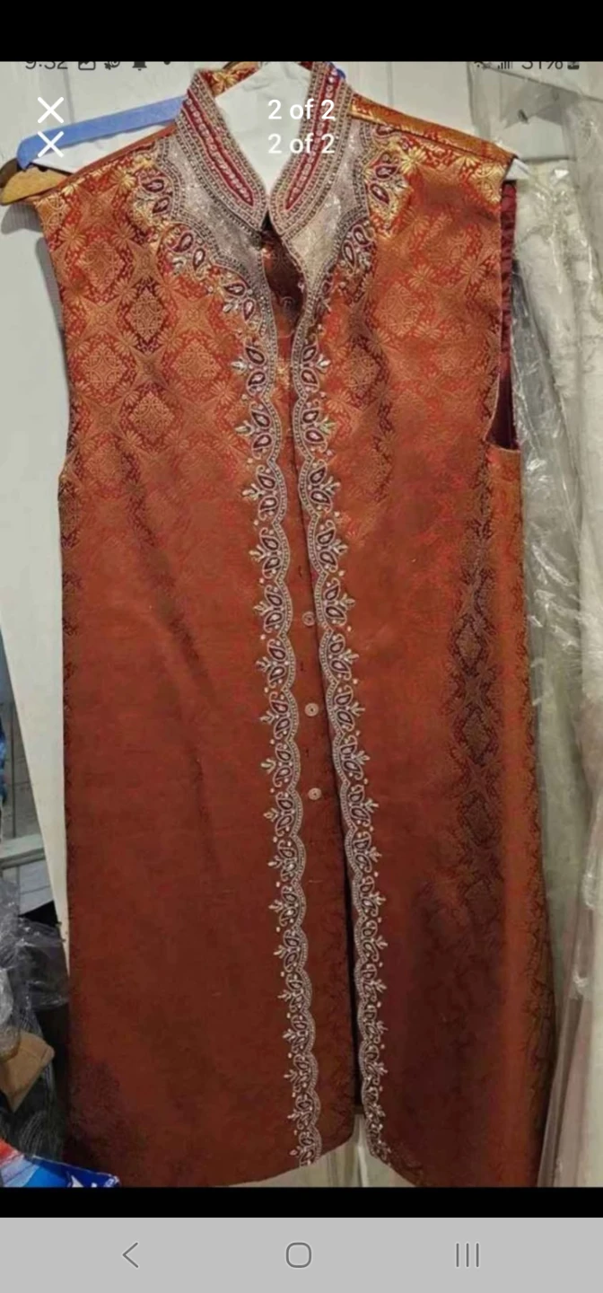 Grooms  Sherwani and Vest Set - photo 2