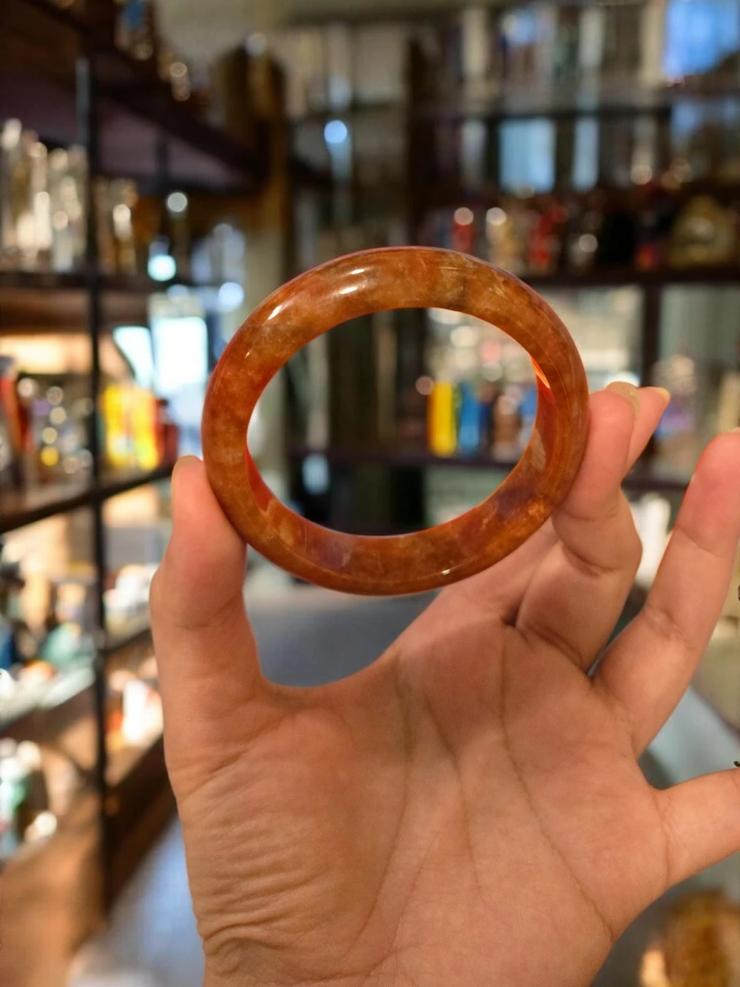 Blood Jade Bangle - photo 4