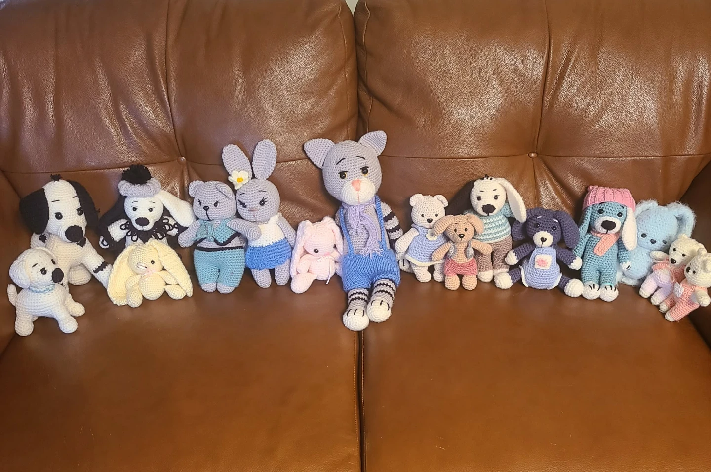 Handmade Crochet Stuffed Animals Collection
