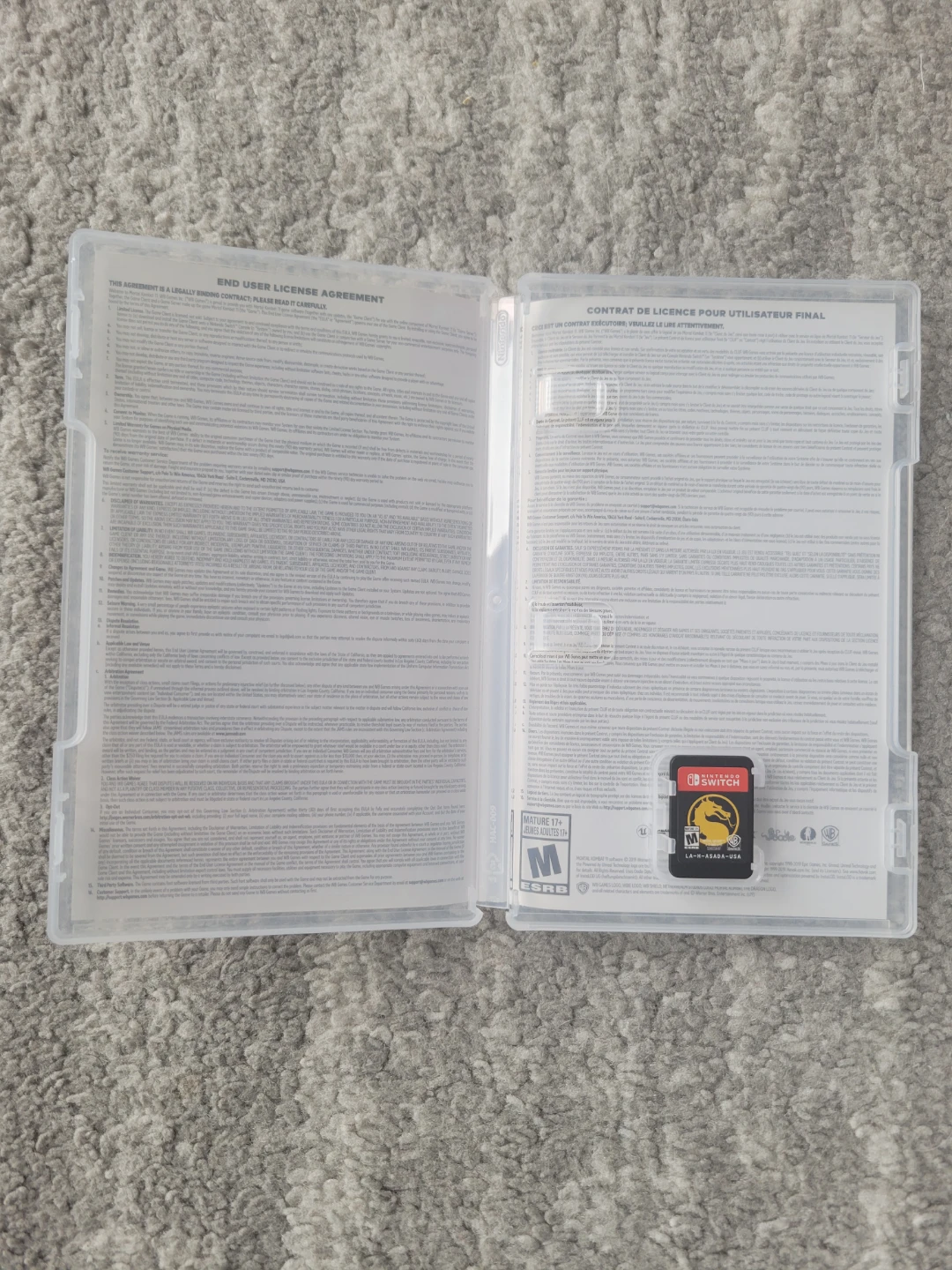 Nintendo Switch Mortal Kombat Game - photo 3