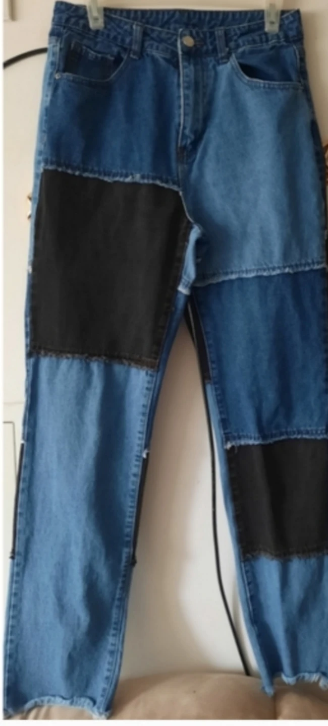 Patchwork Denim Jeans - photo 2