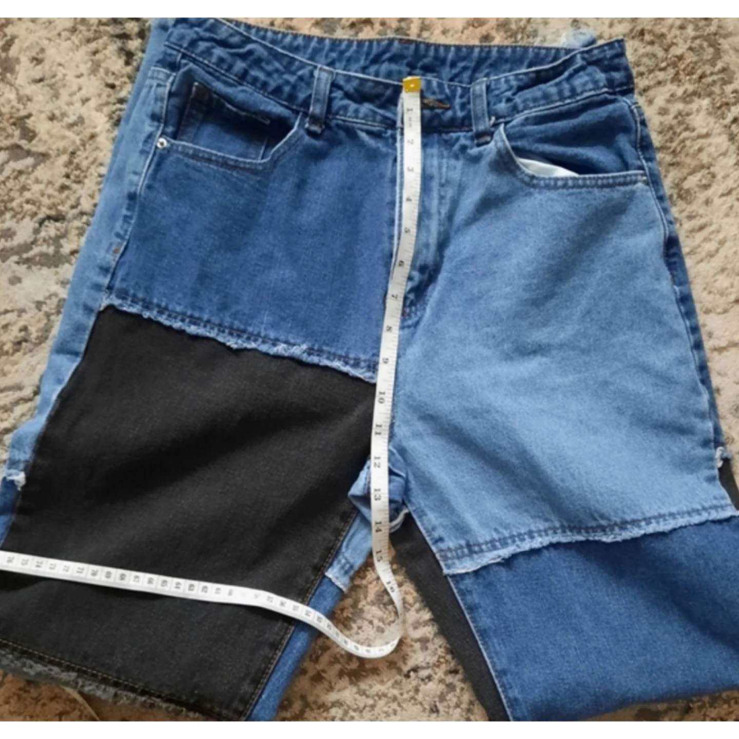 Patchwork Denim Jeans - photo 3