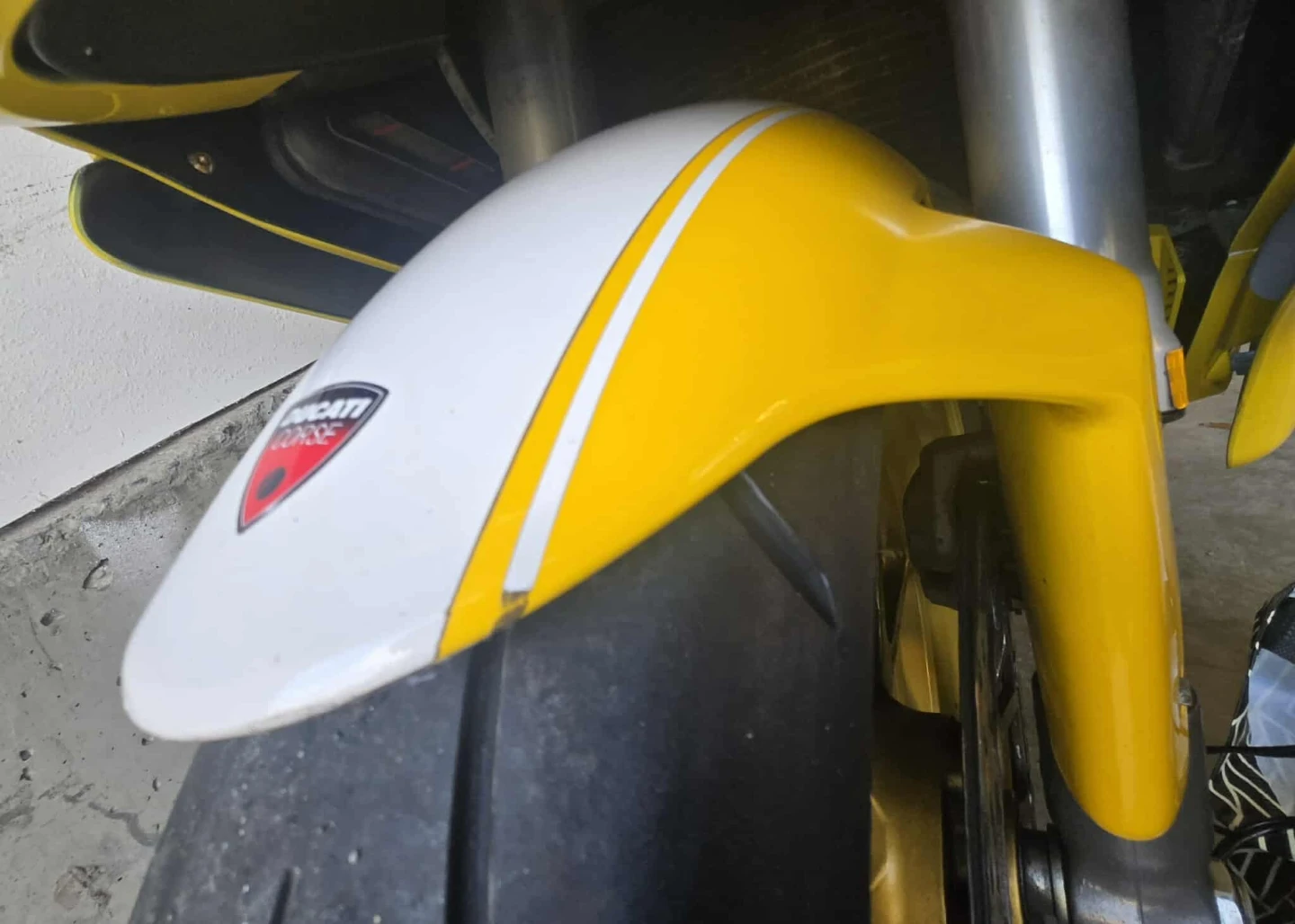 Yellow Ducati Superbike Fairing Body Panels - photo 4