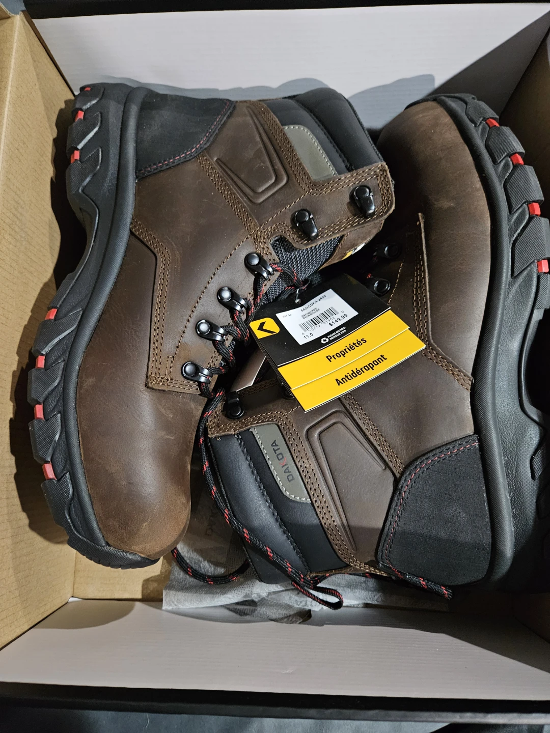 NEW Dakota WorkPro Men's size 11 Mid-Cut Safety Hiker Boots