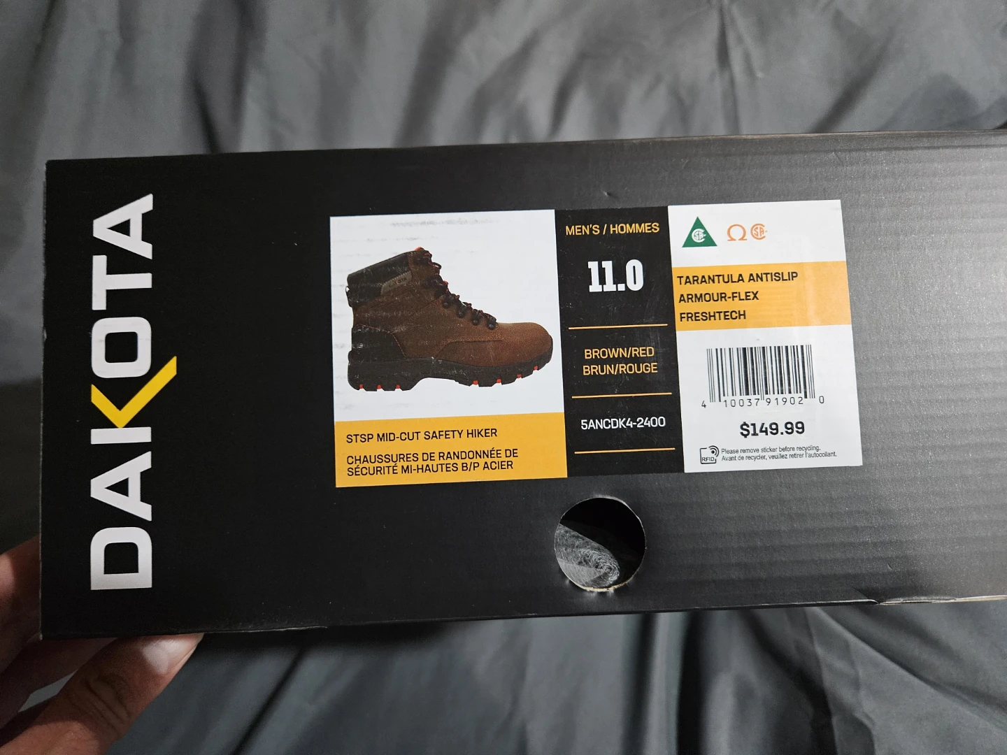 NEW Dakota WorkPro Men's size 11 Mid-Cut Safety Hiker Boots - photo 2