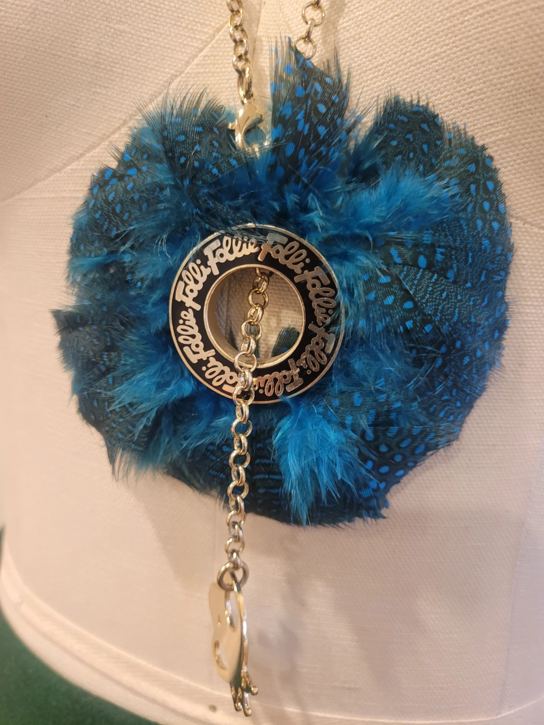 Follie Follie Blue Feather Pendant Necklace - photo 2