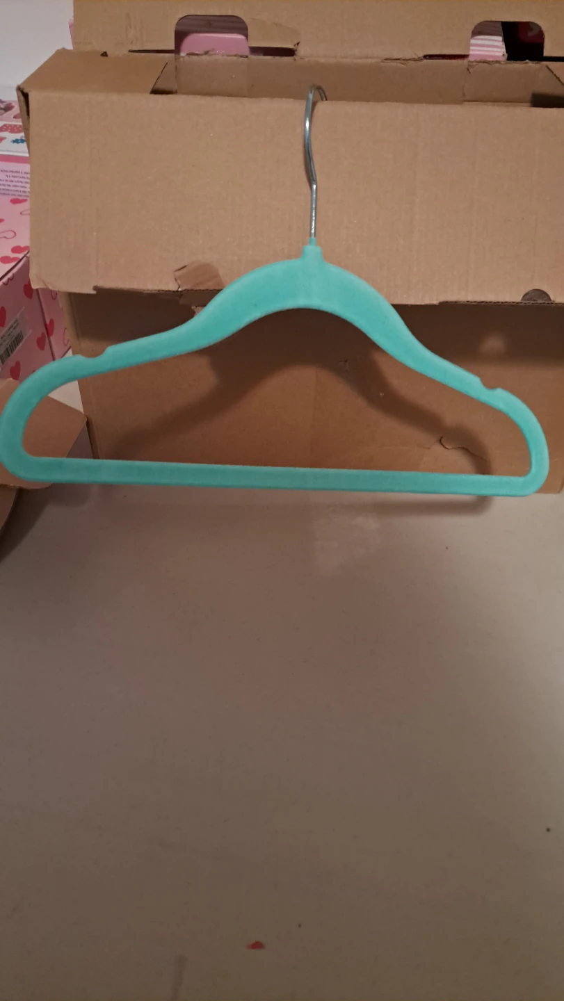 Teal Velvet Hangers
