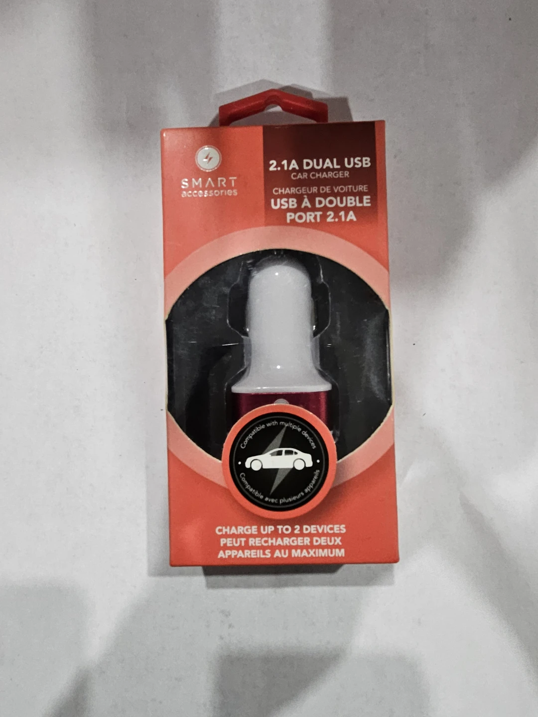 SMART Accessories 2.1A Dual USB Car Charger - photo 3