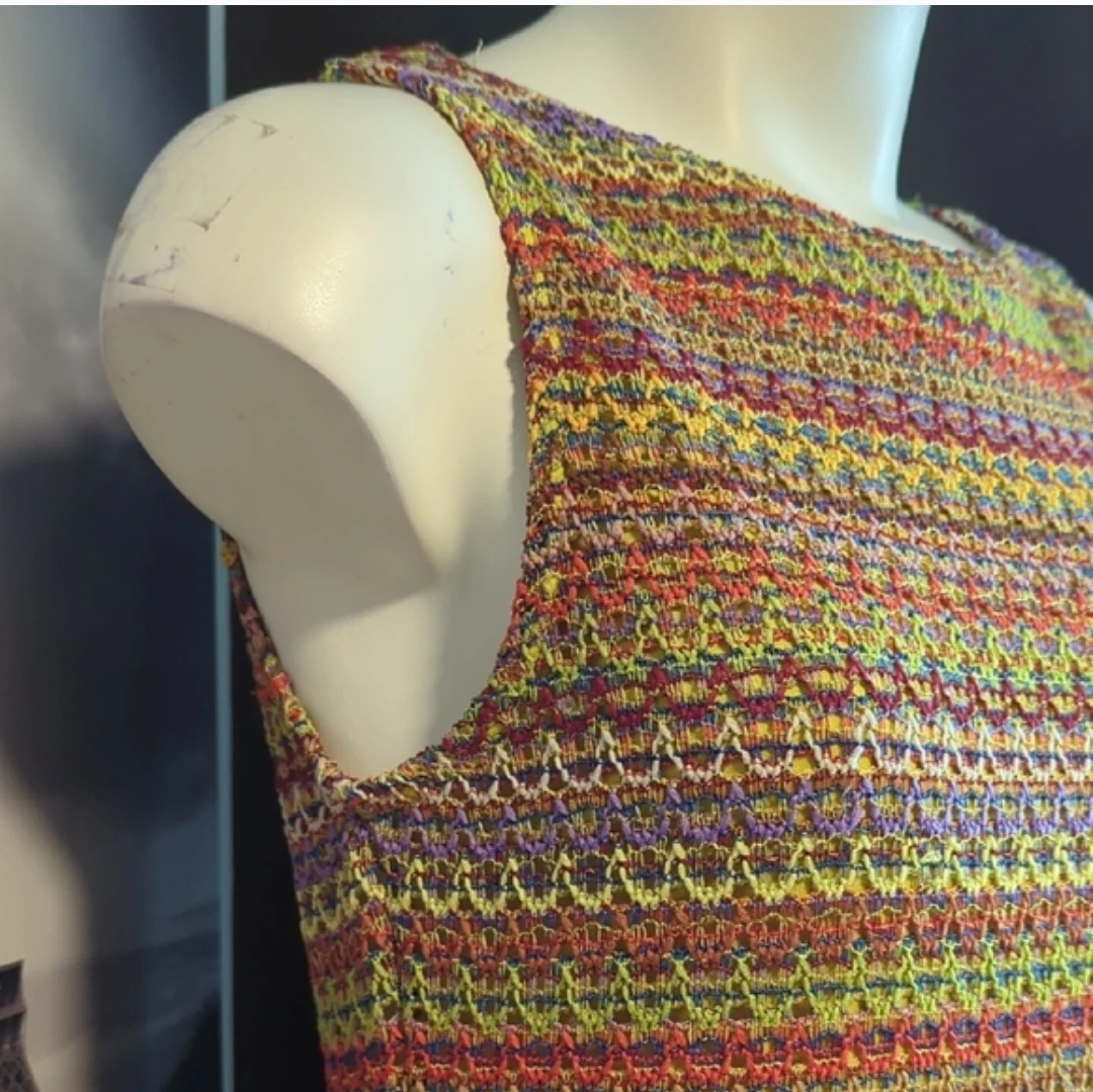 Women's Sleeveless Multi-Color Knit Dress - photo 2