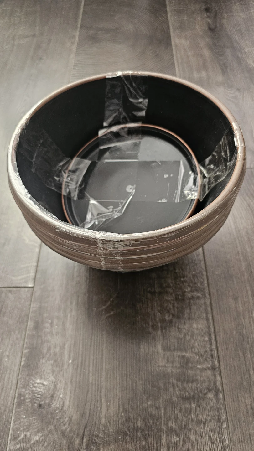 Brown Decorative Plant Pots - Set of 4 - photo 2