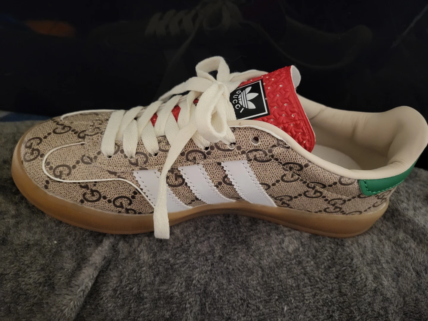 Adidas x Gucci Gazelle Sneakers Size US 5 - photo 4