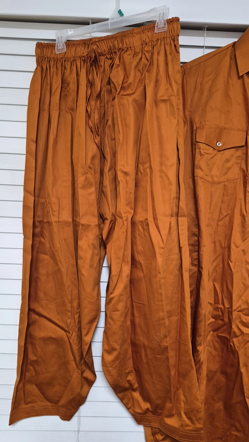 Orange Kurta Pajama Set - photo 3