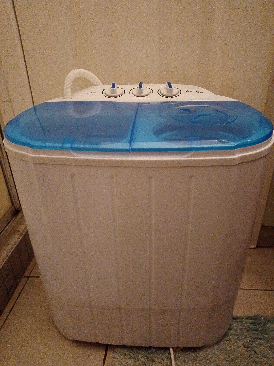 Axton Twin Tub Portable Washing Machine